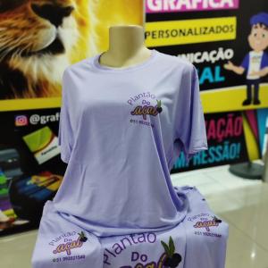 Camiseta Personalizada Cores Claras Tecido Poliéster Fio 30.1 Estampa Colorida A4 Cinza, Cinza Mescla, Lilás, Azul Bebê, Rosa Bebê, Verde Claro Sublimação  Estampa adicional R$3,00 do P ao GG