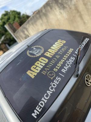 Perfurado Automotivo Vinil Perfurado  4x0 Brilho  Divulgue sua empresa no seu carro!
